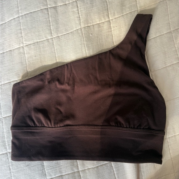 Lululemon one shoulder align bra espresso - Picture 2 of 3